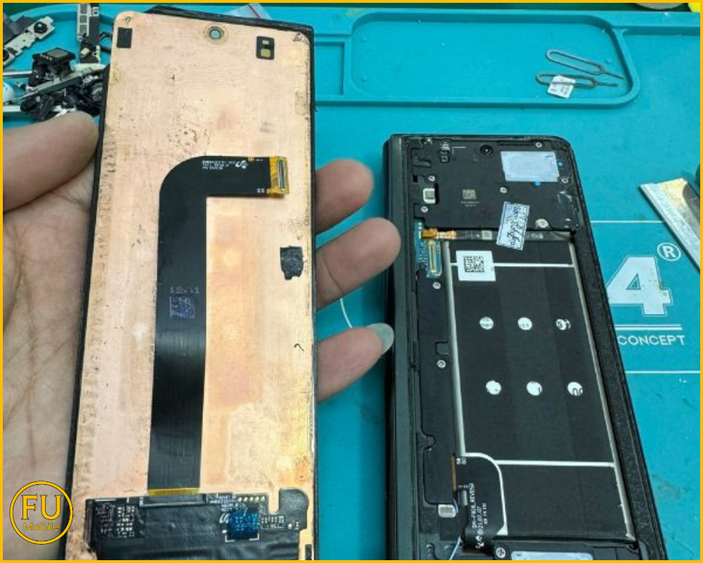 Chuẩn bị trước khi tách màn hình Samsung S25 Ultra