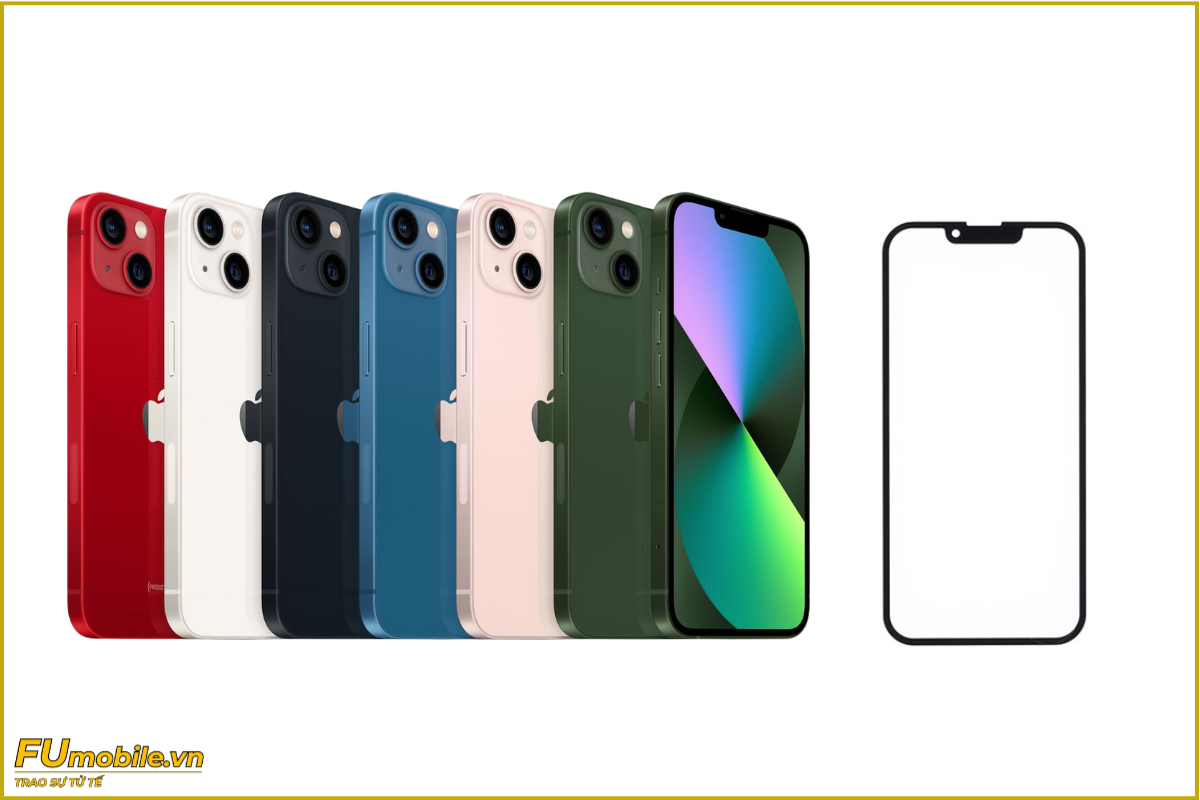 Ép kính iPhone 13 chuẩn đẹp, giá rẻ