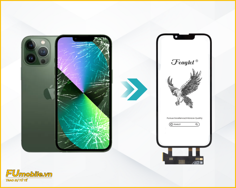 Kính Feaglet iPhone 13 Pro Max
