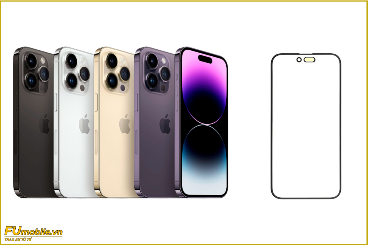 Ép kính iPhone 14 Pro chuẩn đẹp, lấy ngay