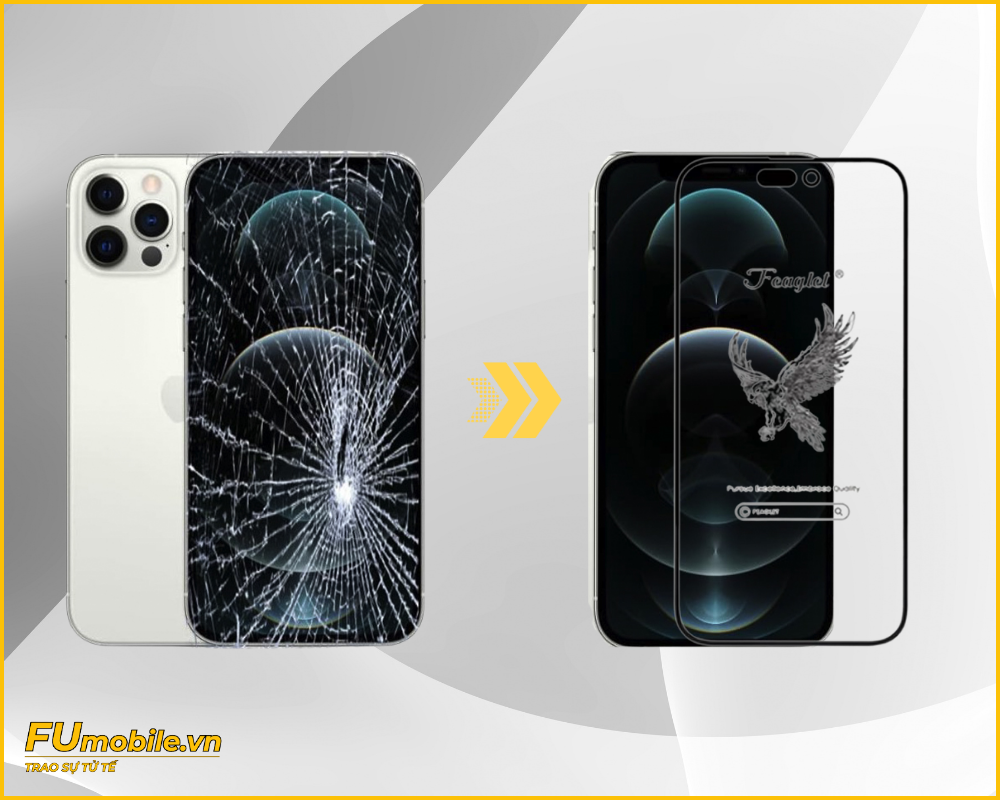 ép kính Feaglet 15 Pro Max