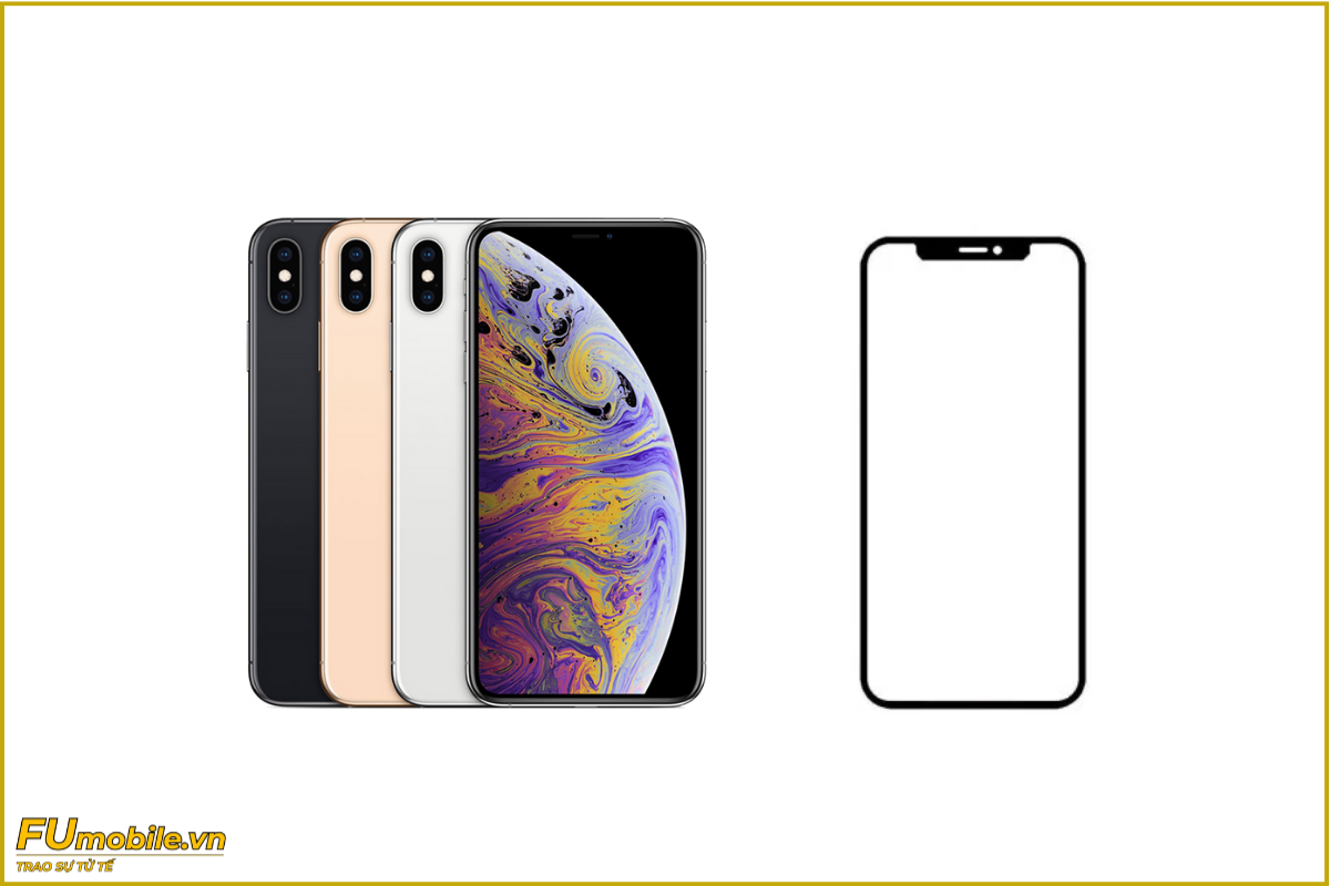 Ép kính iPhone XS chuẩn đẹp, giá rẻ