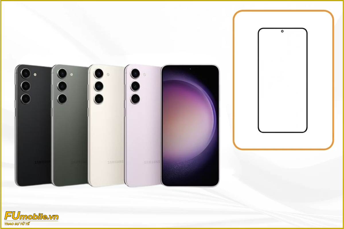 Ép kính Samsung Galaxy S23 chuyên nghiệp, lấy ngay