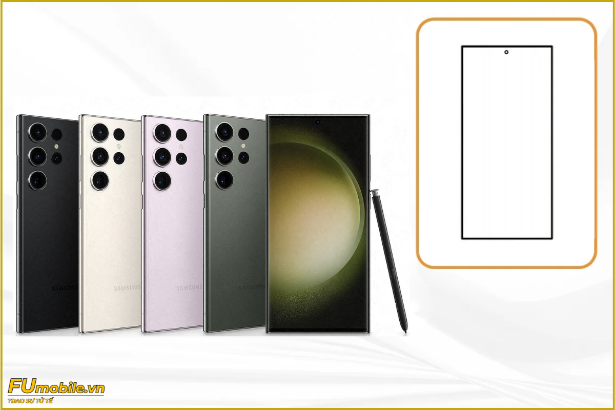 Ép kính Samsung Galaxy S23 Ultra chuẩn đẹp, lấy ngay