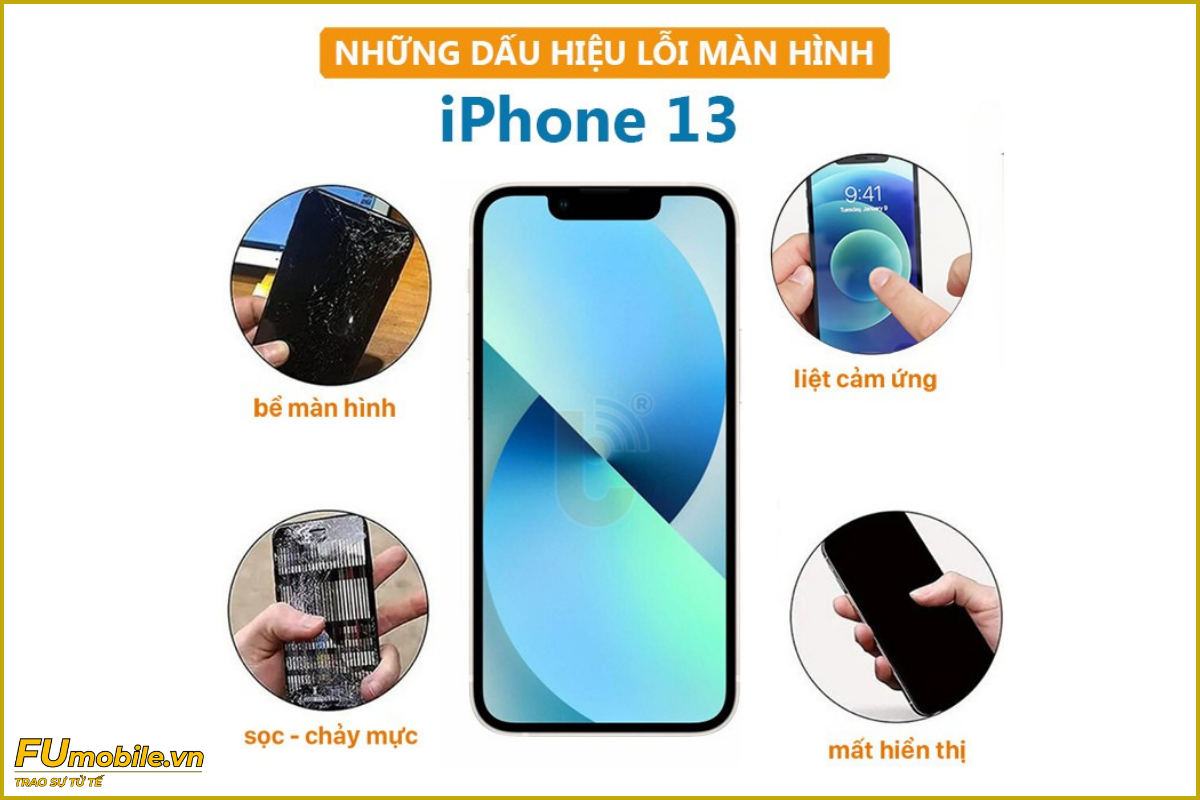 iPhone 13 và các lỗi màn hình thường gặp