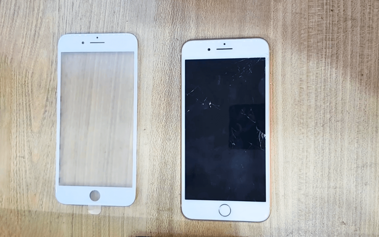 Mặt kính của iPhone 8 Plus