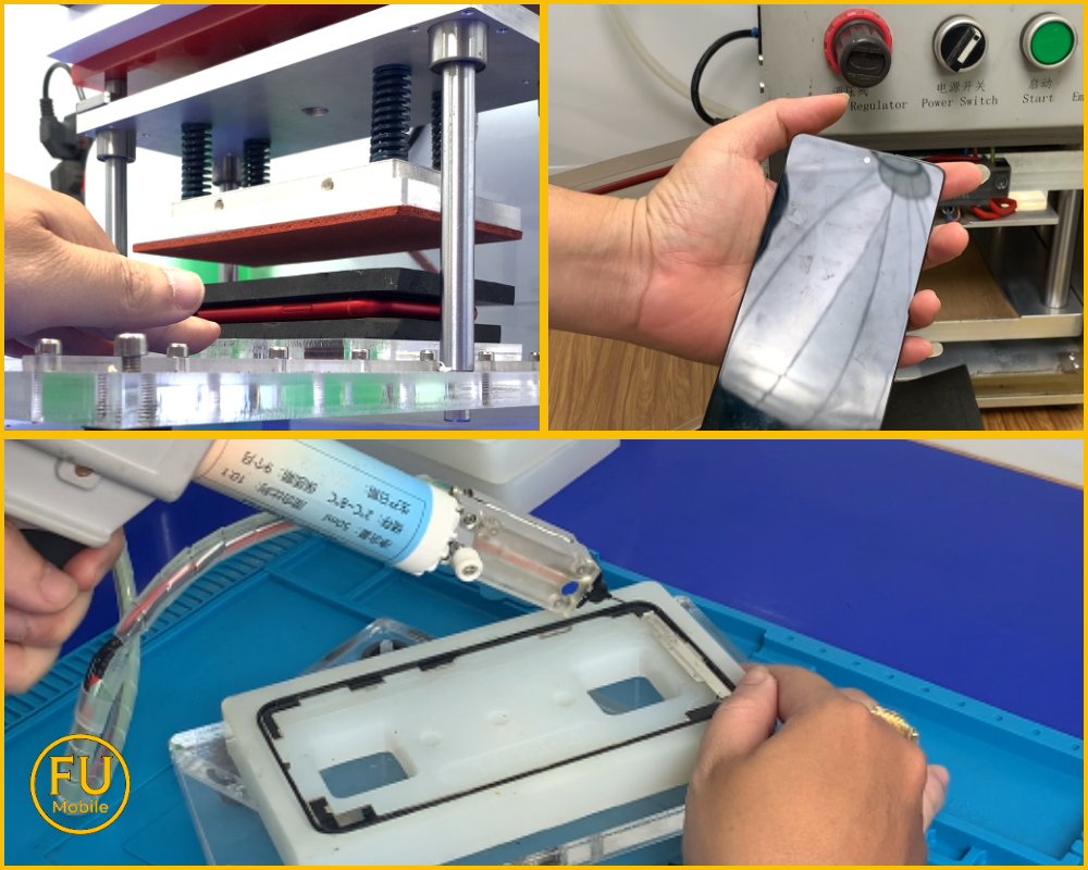 Máy ép kính chuyên dụng tại FUmobile