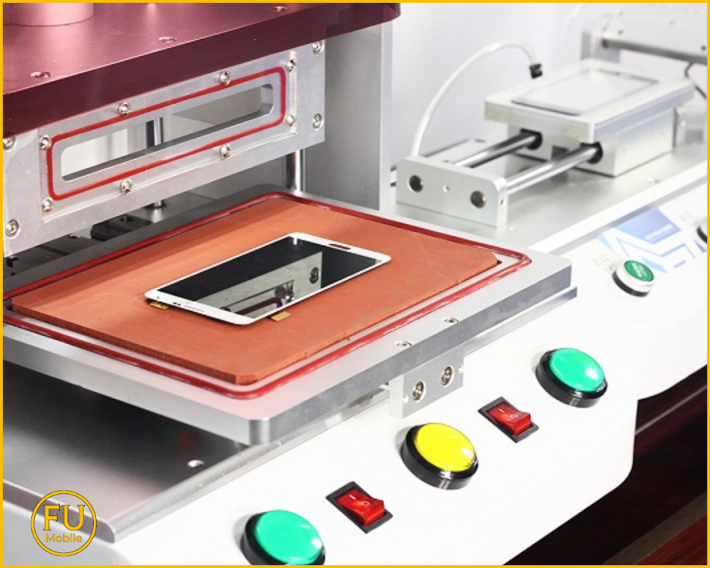 Máy ép kính điện thoại