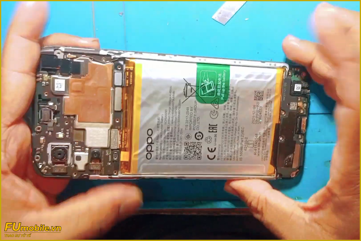 OPPO A76 lỗi phù pin