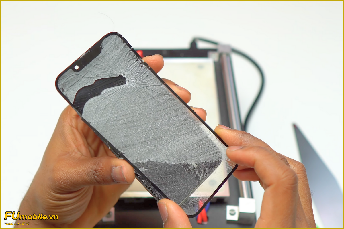 Quy trình ép kính iPhone 12 Mini