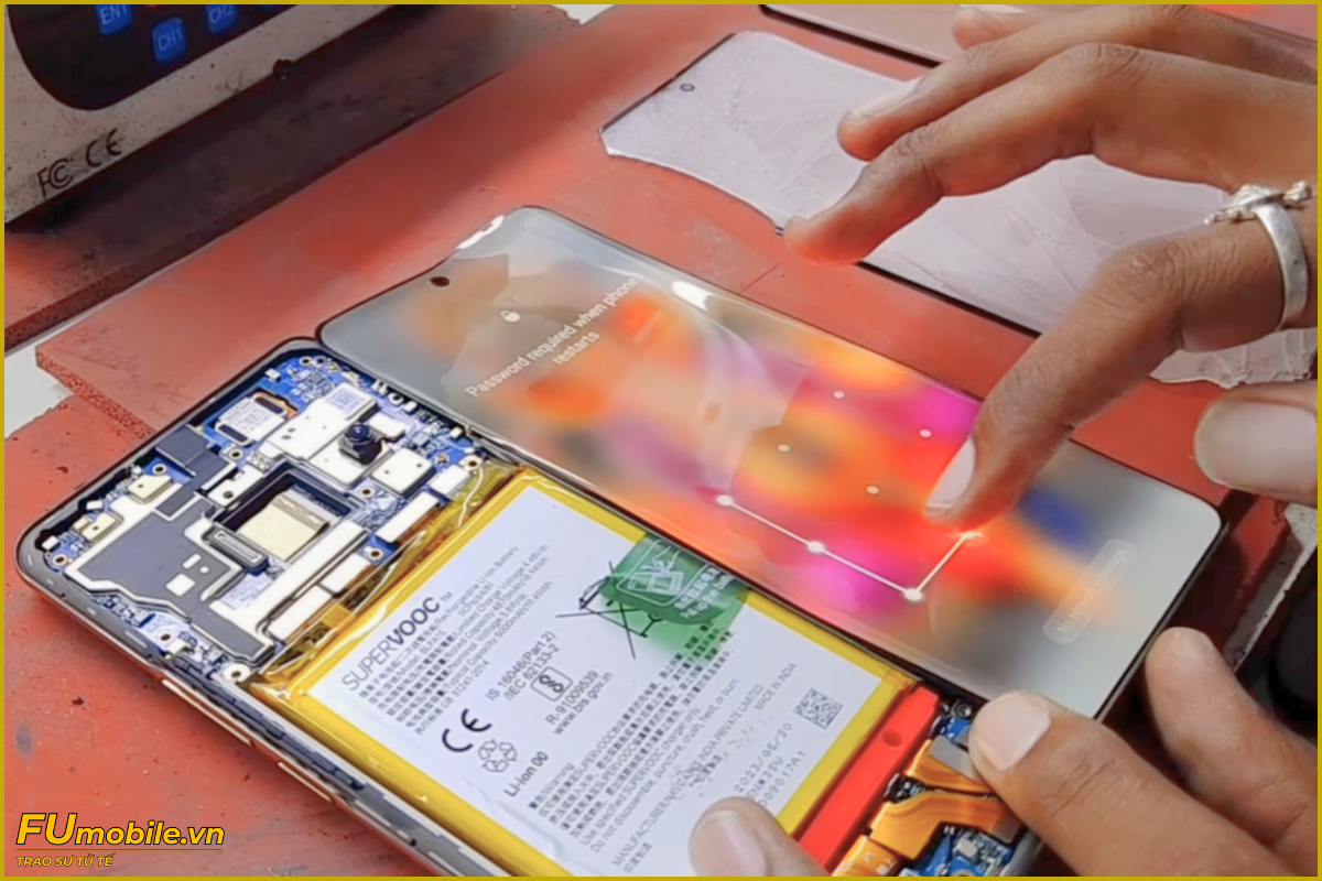 Quy trình ép kính Realme 14 Pro 5G