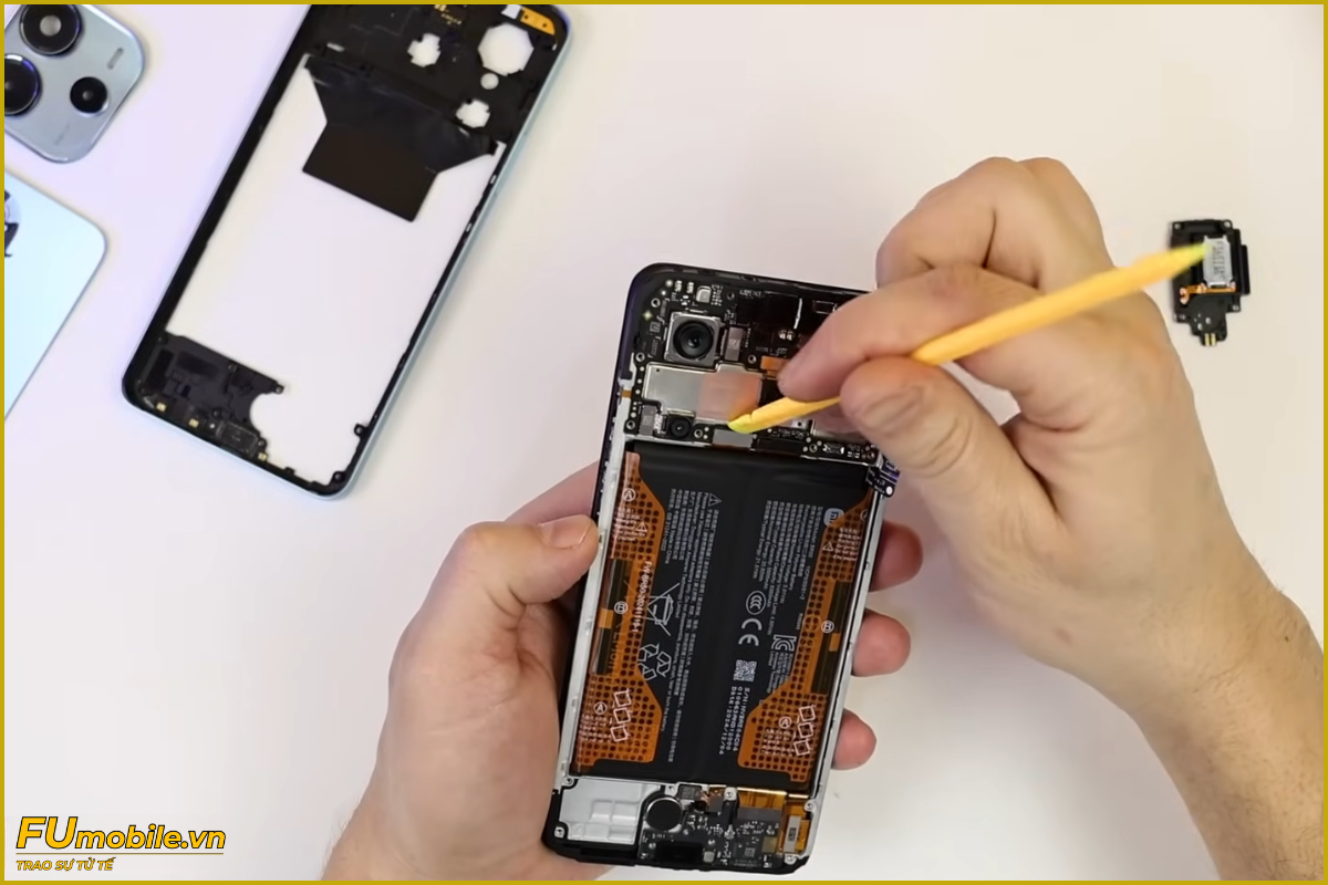 Quy trình thay pin Redmi Note 14 5G