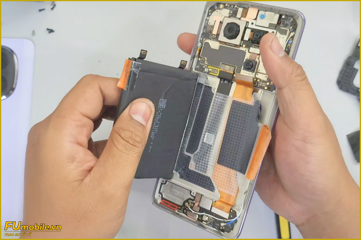 Quy trình thay pin Redmi Note 14 Pro Plus 5G