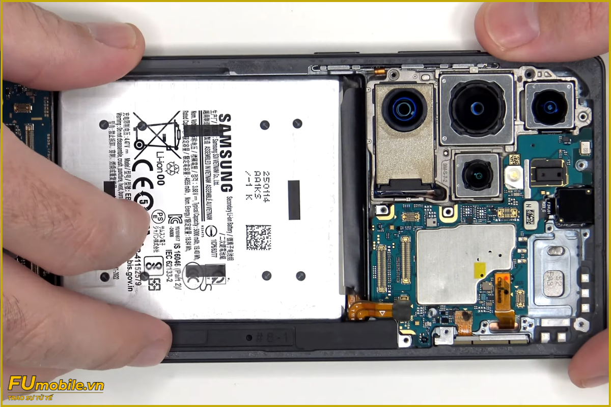 Quy trình thay pin Samsung S25 Ultra