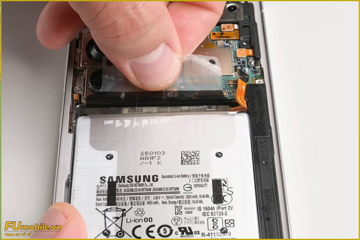 Quy trình thay pin Samsung S25