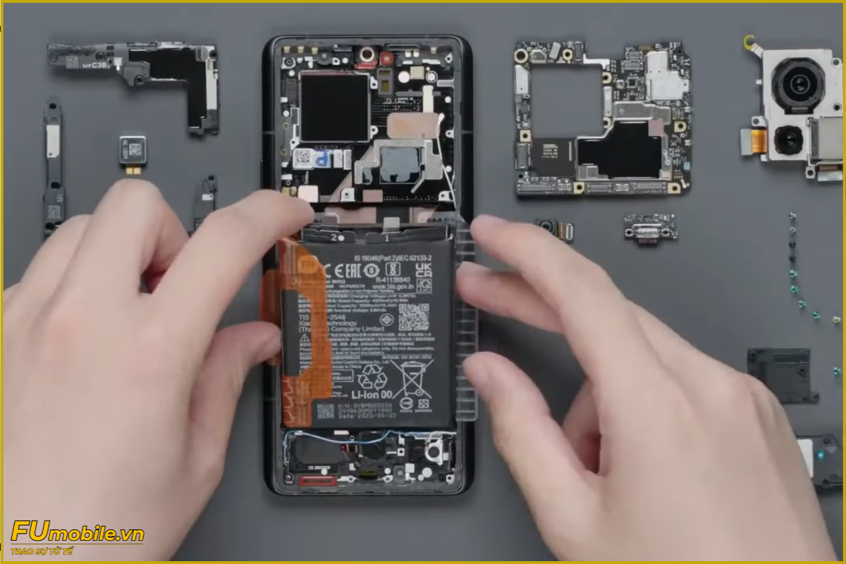 Quy trình thay pin Xiaomi 13 Ultra