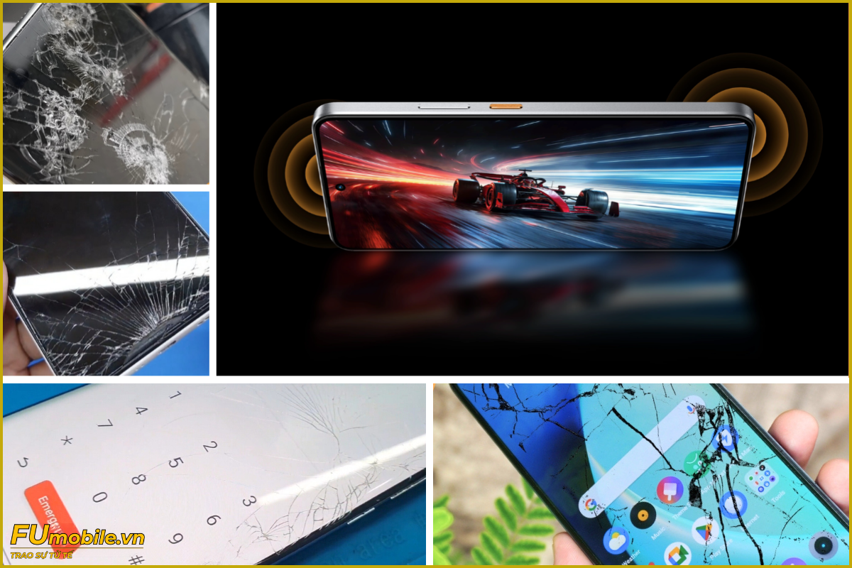 Realme 14 5G và các dấu hiệu bể vỡ mặt kính thường gặp