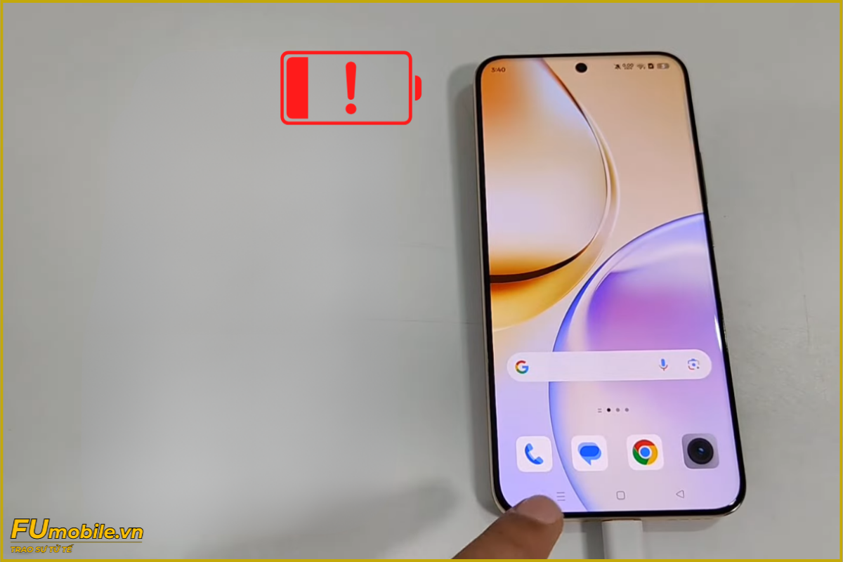 Realme 14 Pro 5G lỗi pin sạc không vào