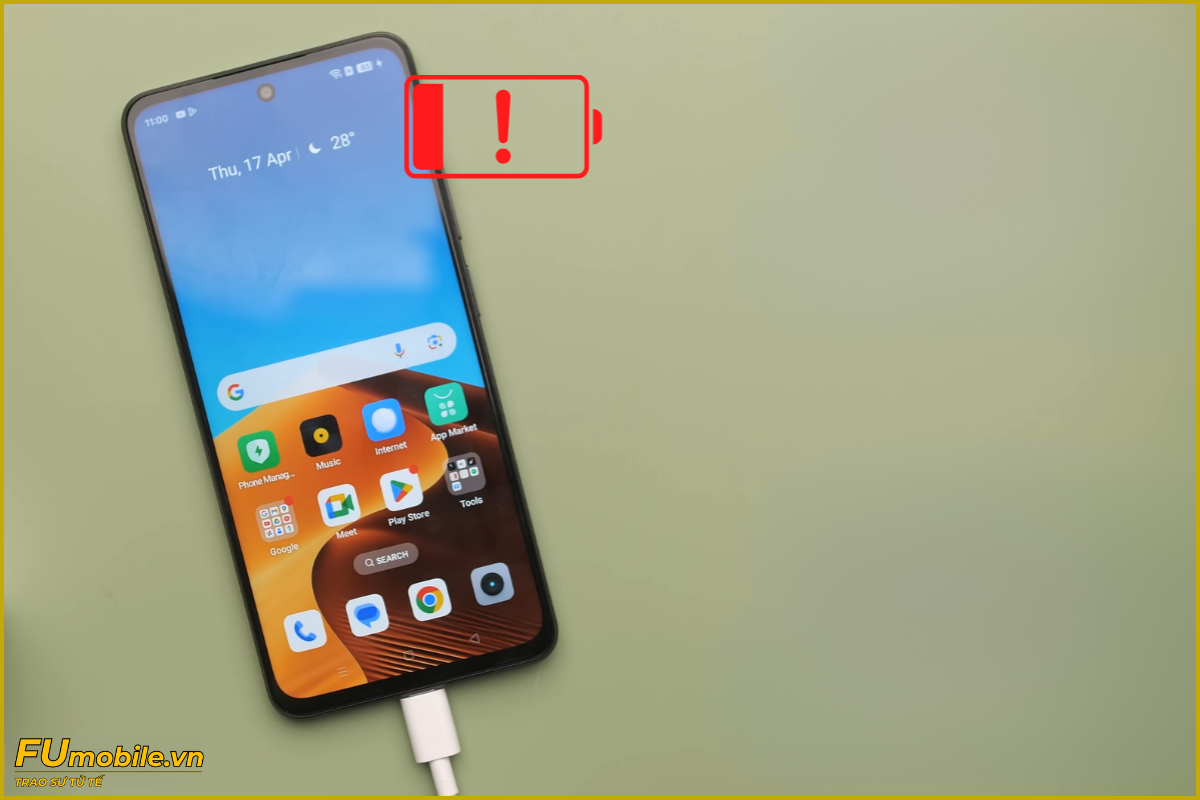 Realme C75X lỗi pin chai sạc lâu đầy