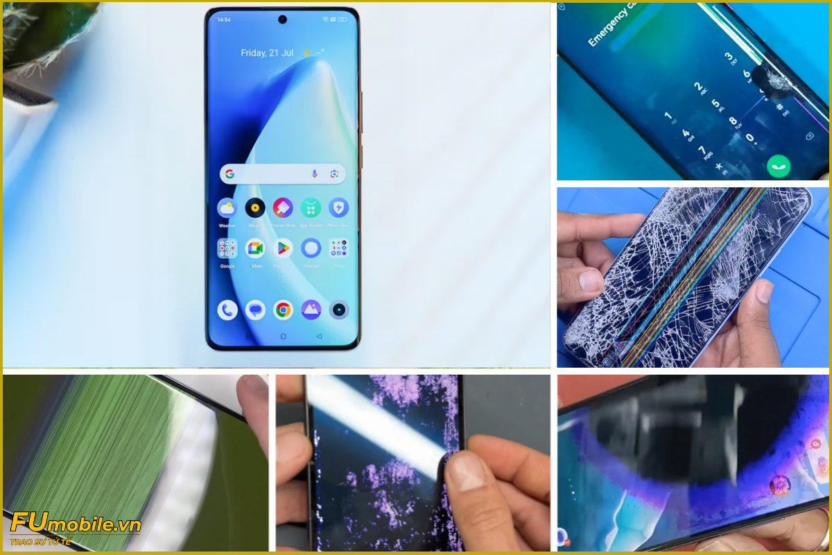 Realme Narzo 60X và các lỗi màn hình thường gặp