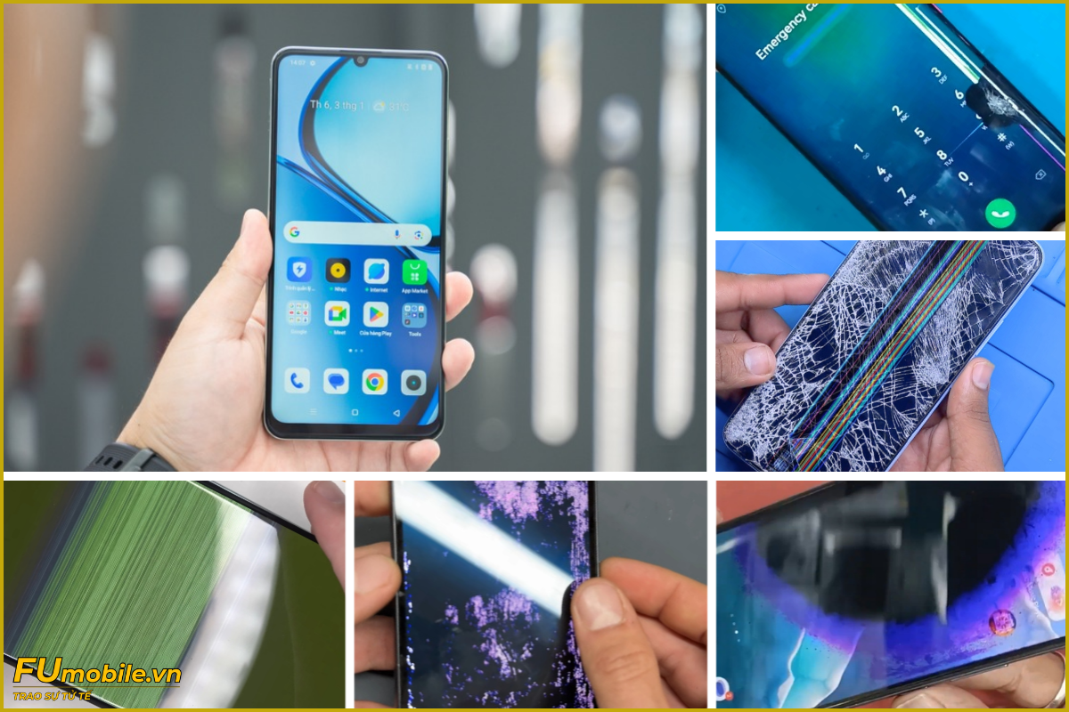 Realme Note 60 và các lỗi màn hình thường gặp