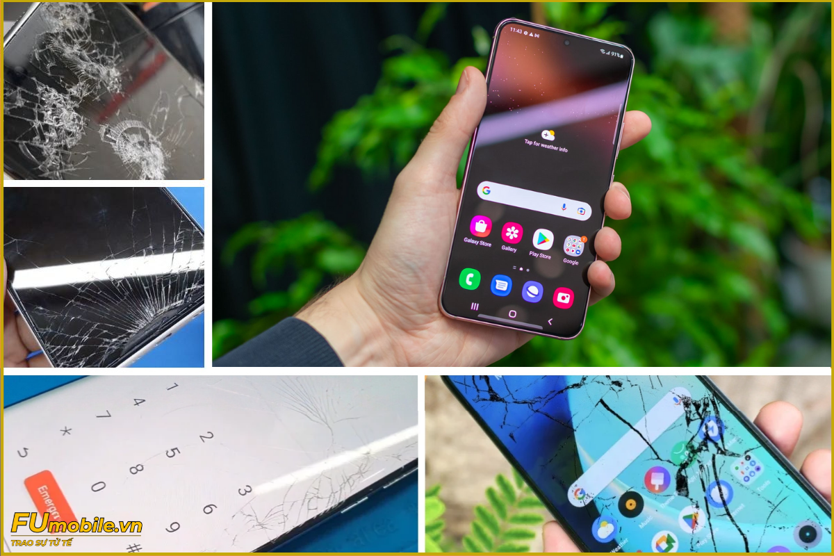 Samsung Galaxy S22 và dấu hiệu nứt bể mặt kính thường gặp