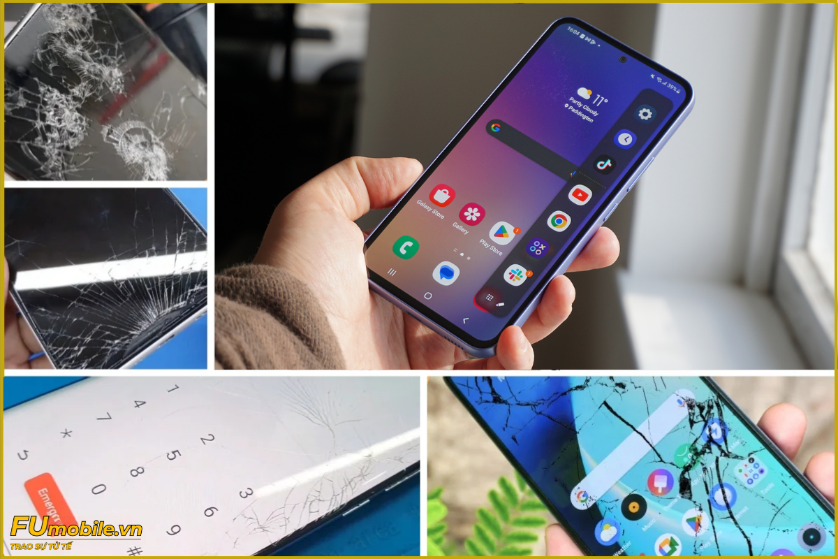Samsung Galaxy S23 FE và dấu hiệu nứt bể mặt kính thường gặp