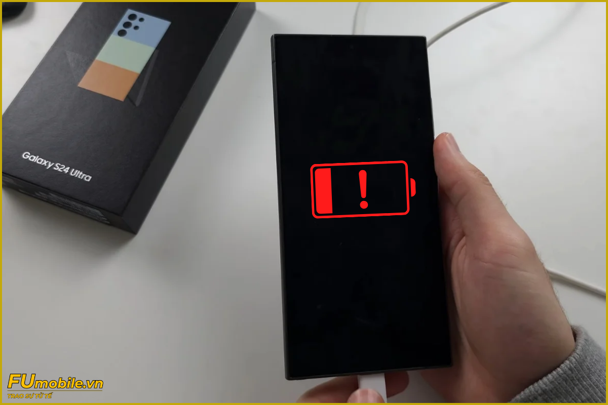 Samsung Galaxy S24 Ultra lỗi pin sạc không vào