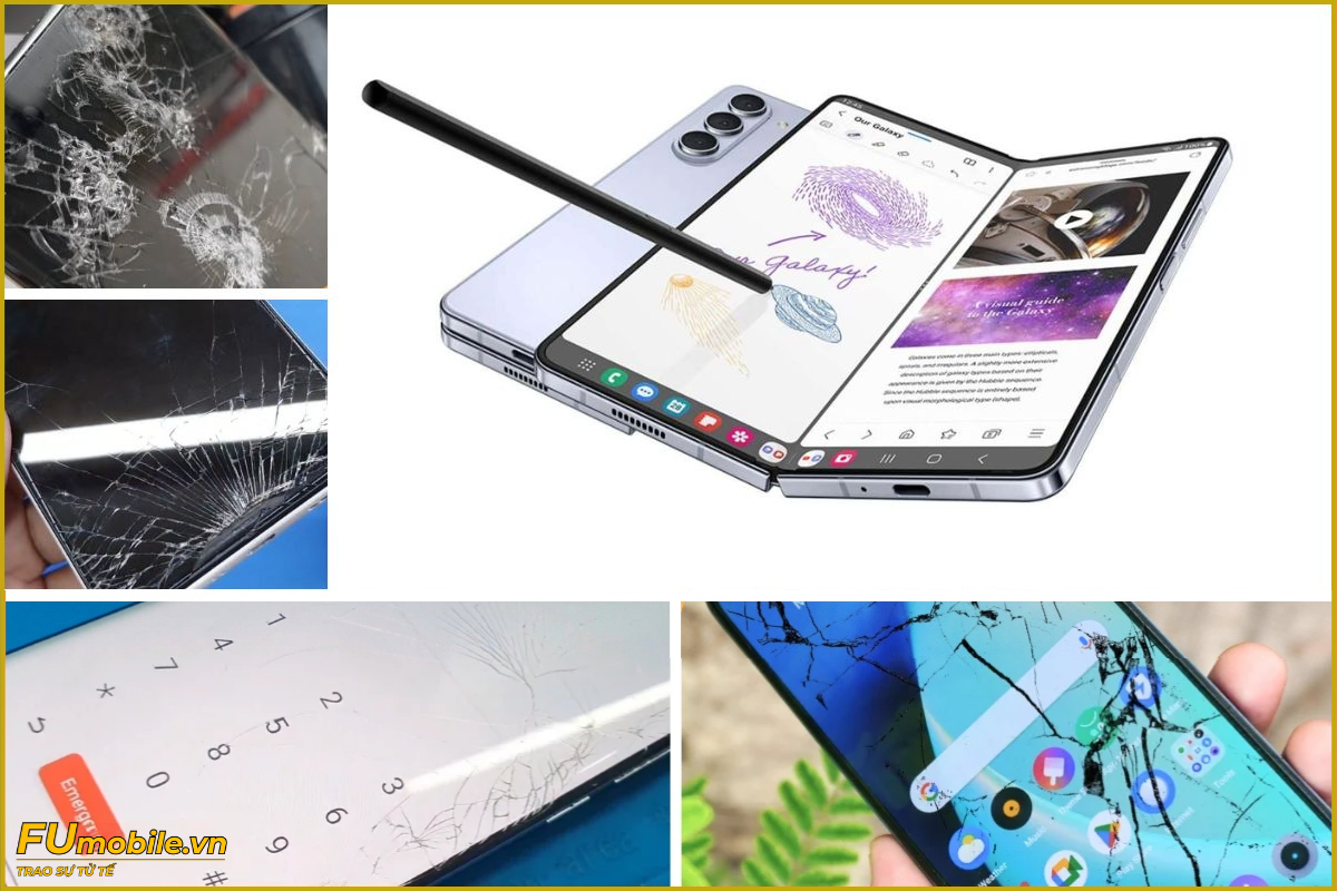 Samsung Galaxy Z Fold 7 và dấu hiệu nứt bể mặt kính thường gặp