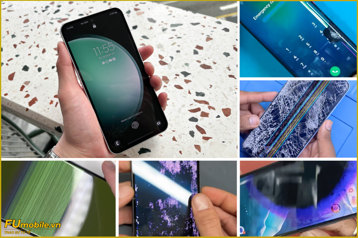 Samsung S23 FE và các lỗi màn hình thường gặp
