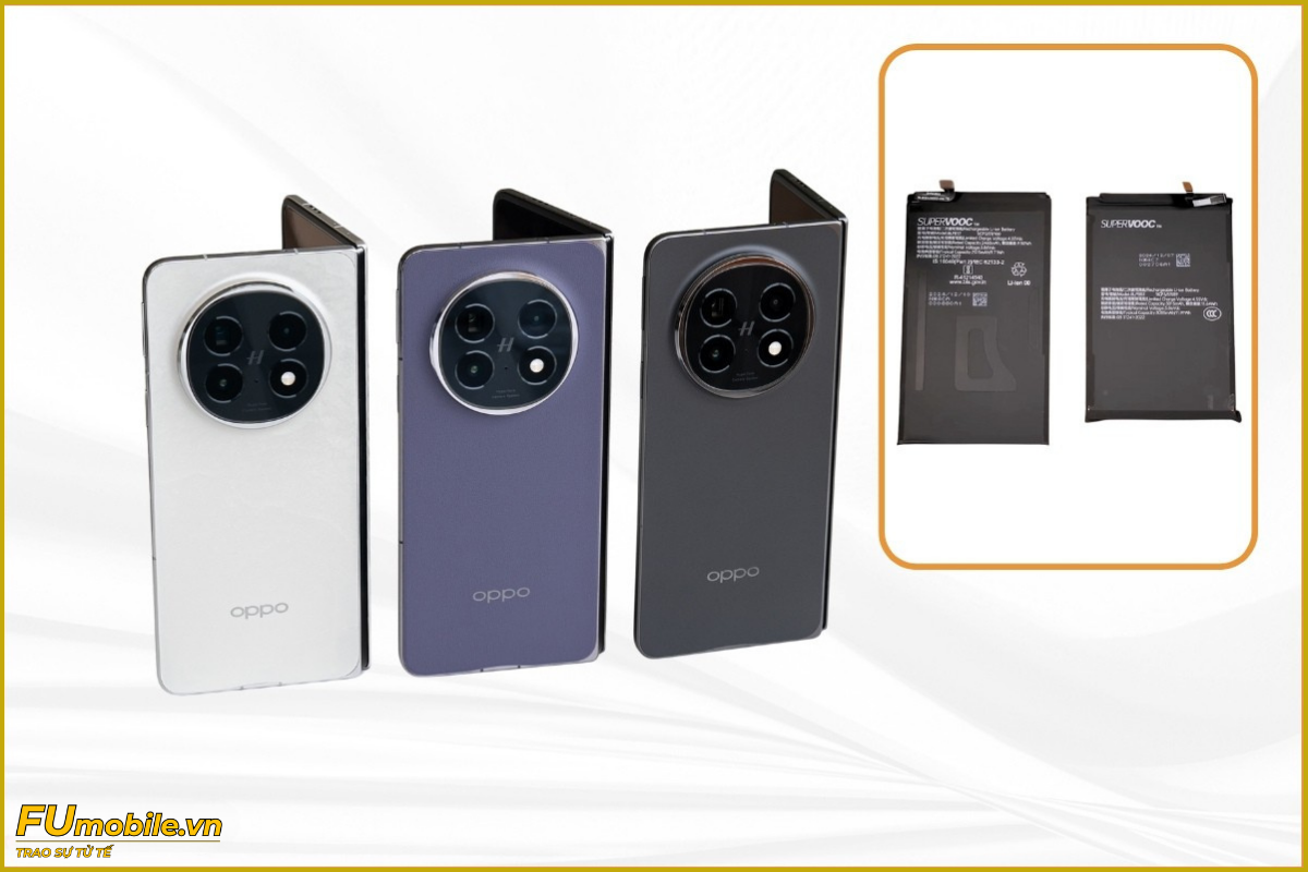 Thay pin Oppo Find N5 chính hãng, lấy ngay