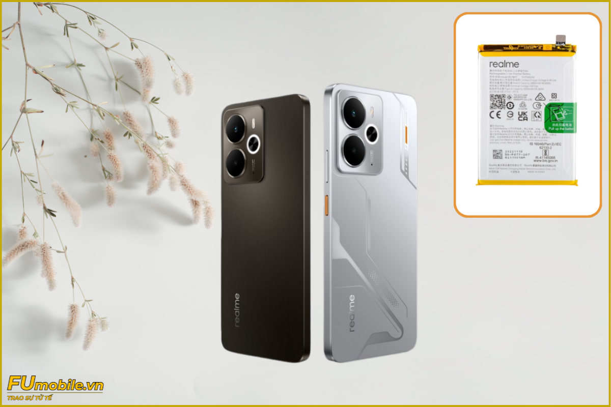 Thay pin Realme 14 5G chính hãng, lấy ngay