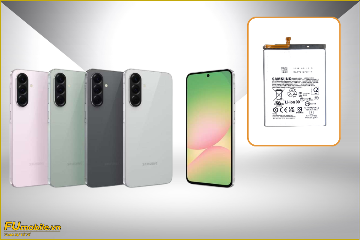 Thay pin Samsung Galaxy A56 5G chính hãng, lấy ngay