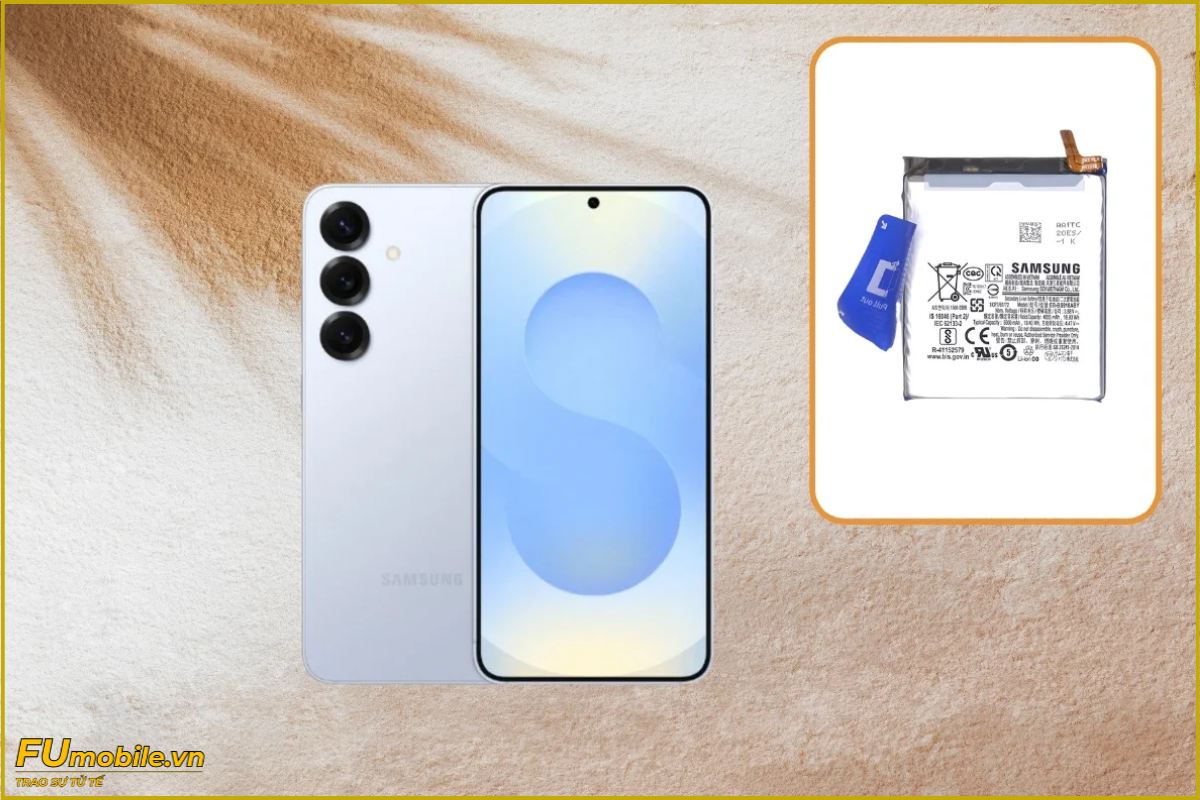 Thay pin Samsung Galaxy S25 chính hãng, lấy ngay