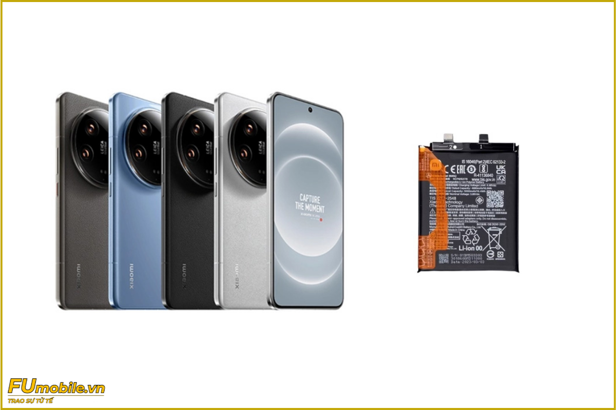 Thay pin Xiaomi 14 Ultra chính hãng, lấy ngay