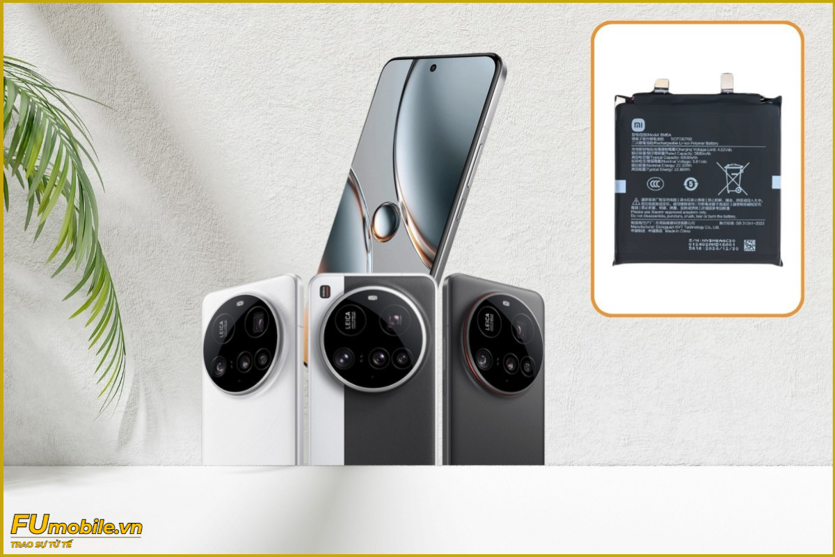 Thay pin Xiaomi 15 Ultra chính hãng, lấy ngay
