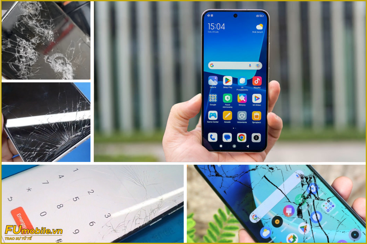 Xiaomi 13 và các dấu hiệu bể vỡ mặt kính thường gặp