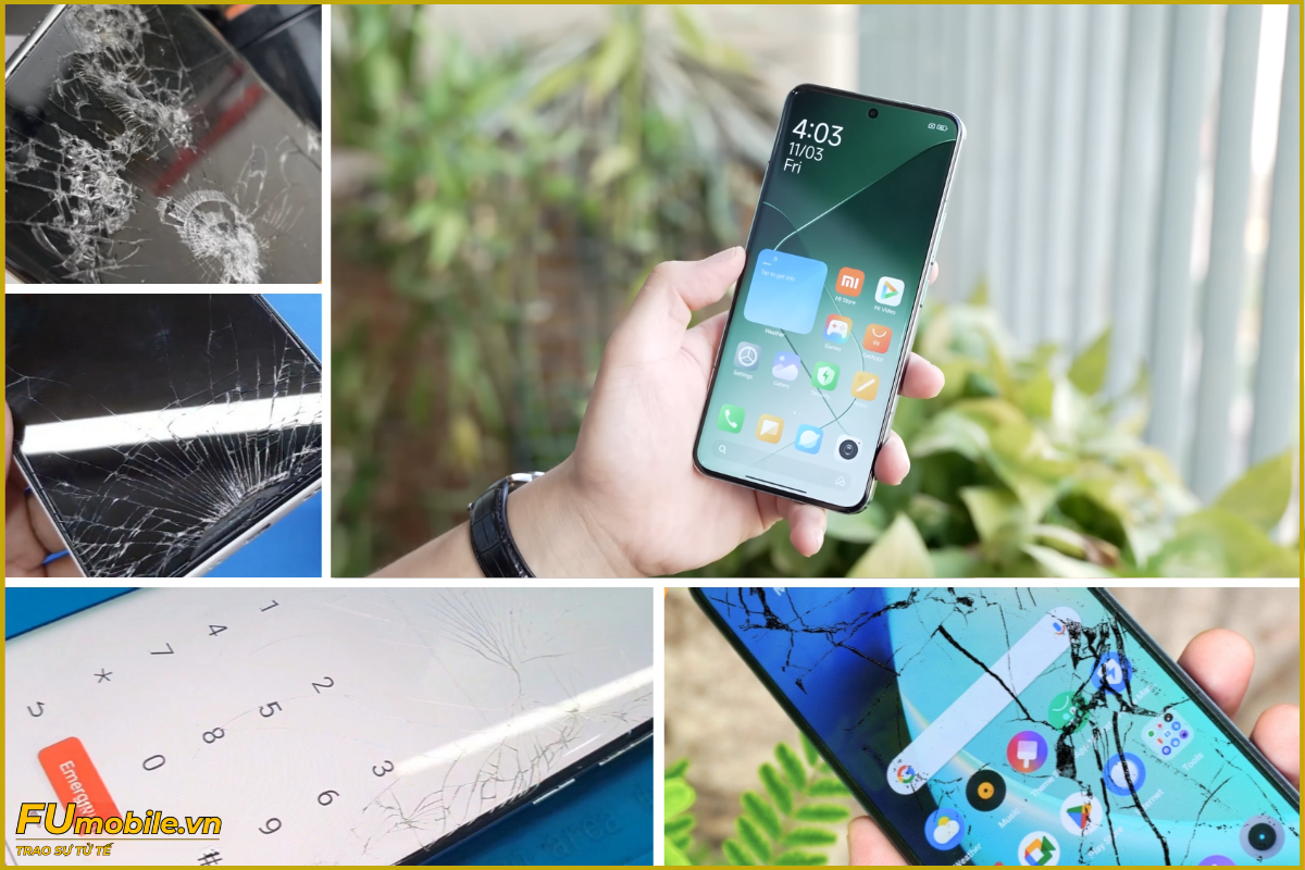 Xiaomi 14 Ultra và các dấu hiệu bể vỡ mặt kính thường gặp
